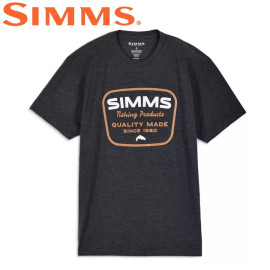 Футболка Simms Stamp Lock T-Shirt Charcoal Heather